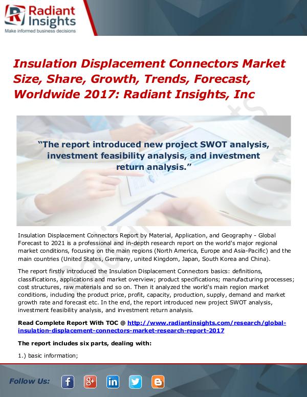 insulation displacement connectors market size, share, growth