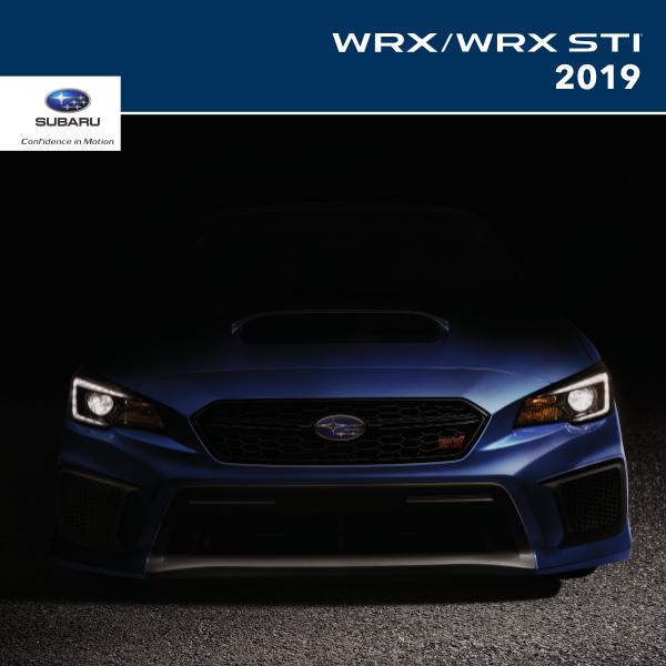 subaru wrx & wrx sti brochures