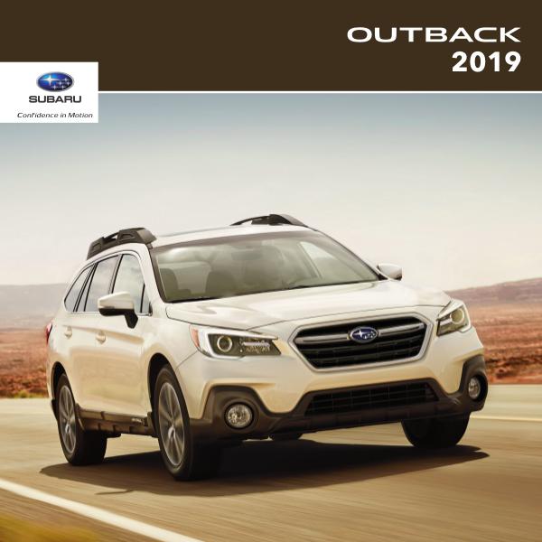 subaru outback brochures