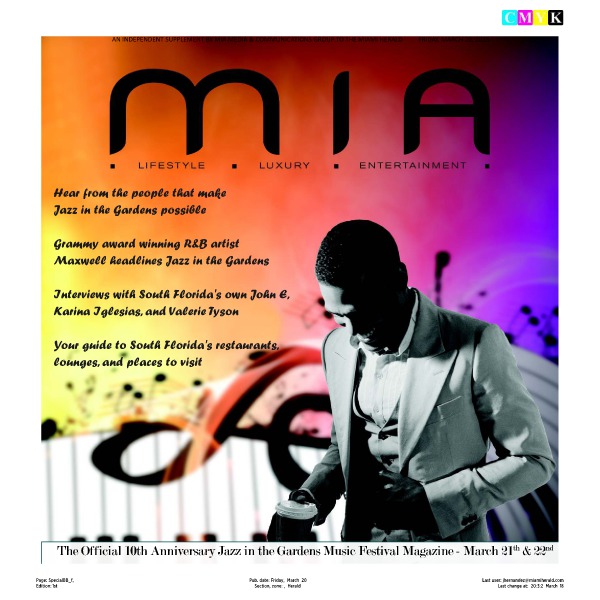 Mia Magazine March 2015 Jazz In The Gardens Joomag Newsstand